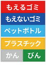 ゴミ 分別 ステッカー ゴミ箱 シール 分類 ごみ おしゃれ 大 大サイズ 大きい 屋外 セット もえるゴミ もえないゴミ プラスチック ペットボトル 缶 ビン プラスティック カン 瓶 ペッドボト