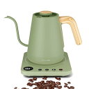 電気ケトル コーヒー HAGOOGI (ハゴオギ) ドリップケトル 1.0L 1200W コーヒーポット 温度調節 (1℃単位)/保温機能/空焚き防止/通知音オン・オフ/PSE認証済み 細口 紅茶 お茶 クリスマス 新年 プレ