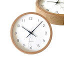 KATOMOKU muku clock 13 オーク km-104OA 掛け時計 連続秒針 直径30.6cm (クオーツ時計)