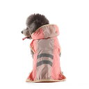 S-Lifeeling 犬レインコート 犬用品 お出かけ お散歩 可愛い おしゃれ 反射テープ 帽子付き 雨合羽 ドッグウェア 防水 雨具 小型犬 中型犬 大型...