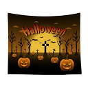 【LEISURE CLUB】タペストリー ハロウィン 壁掛け おしゃれ 部屋 壁飾り 飾り 人気 お店 布ポスター 多機能 halloween 撮影背景 背景布 パーティー 飾り 寝室 プレゼント ファッションのモダン 装