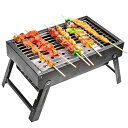 バーベキューコンロ BBQ 折りたたみ式 バーベキューグリル BBQ おしゃれ 小型 一人食 お庭 コンパクト収納 軽量 バーベキュー用品 キャンプ用品 アウトドア