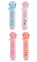 PUREAMBER 消しゴム 小学生 よく消える スティック消しゴム 消しゴム ペン 猫 可愛い 文房具 4色セット