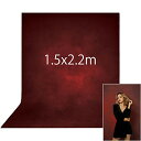 Kate 1.5x2.2m 赤 背景布 フォトスタジオ 家族写真 撮影用 背景布 装飾用 カスタマイズ可能背景