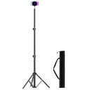 【230cm 棒太め】三脚 スマホ 三脚 230cm 「炭素合金鋼製 金属ボール雲台」床置き 高い 長い スマホスタンド 携帯 カメラ用,自由伸縮 360°回転 収納袋付き 4-7インチ全機種対応 自撮り ライブ 生