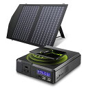 ALLPOWERS ポータブル電源 ソーラーパネルセット 41600mAh/154Wh小型大容量モバイルバッテリー AC200Wx2+USB-CPD60W+ワイ...