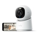 Anker Eufy (ユーフィ) Indoor Cam E30 (見守りカメラ) 【ベビーモニター/ペットカメラ/ペット見守り/屋内カメラ/ネットワークカメラ / 4K画質 / ズーム対応 / 360°監視/AI動作検知/Wi-Fi対応 】