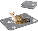 heatcozy 洗えるペットシーツ おしっこパッド 繰り返し使える ペットマット 介護シーツ 小型~大型犬 猫 小動物用 四重構造 漏れ防止 滑り止め 洗濯機で丸洗い 四季通用 (グレー, 90x60CM 2枚セ