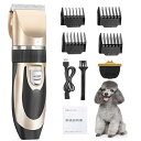 HBLIFE ペット用バリカン 犬バリカン 猫 静音 軽量 電動 全身トリミング(背中・お腹・胸元・首周り・四肢など)に対応| 小型犬から大型犬まで対応 | 猫・小動物対応| 人間工学デザイン