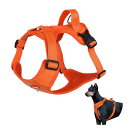 NyyGlykys 犬 ハーネス 中型犬 メッシュ生地 軽量 調節可能 ハーネス 犬 胸あて式 柔らかい 通気性 犬用ハーネス ハンドル付き 小型犬向け 夜間反射材搭載 引っ張り防止 胴輪 犬 小型犬、中型