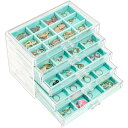 ProCase ジュエリーボックス 5層 ジュエリー収納 透明アクリル 引き出し 女性 女の子 宝石箱 アクセサリーケース オーガナイザー 小物入れ プレゼント...