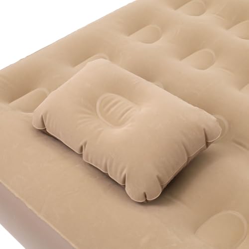 seathestars エアーベッド 電動 エアーマット 電動ポンプ内蔵 シングル 折り畳み式 約60秒で自動膨張 ワンタッチで空気抜け 耐荷重約150kg 来客用 キャンプ 災害時 車中泊 簡易ベッド [2]