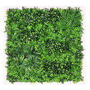 ULAND 1x1M/枚 人工観葉植物のマット 背景幕 ウォールグリーン フェイクグリーン 芝生 屋内屋外 デカレーション(クチナシの葉)