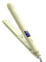 ヘアアイロン 2way カール/ストレート マイナスイオン 25mmプレート 120℃〜220℃ リアルタイム温度表示 プロ仕様 6段階温度調節可能 様々な髪質...