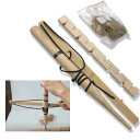 Wanda-b 原始 焚き火 楽しむ 火おこし 弓切り式 道具 火種 神秘 感動 木の摩擦熱 火を起こす キャンプの英雄