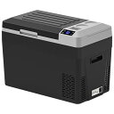 「SUNPIE」車載冷蔵庫 30L 着脱式バッテリー内蔵可能 -22℃〜10℃ 60W 急速冷凍 仕切板付 庫内灯付 断熱性3倍 24時間保冷 3WAY電源対応...