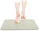 バスマット 珪藻土 日本製 洗える 速乾 抗菌銀イオン入 (アイボリー, 60cm×40cm)