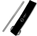 ZEN Camps チタン カトラリーセット 箸 スプーン フォーク クッカー 調理器具 超軽量 アウトドア 登山 キャンプ 収納袋付 (単品:箸)
