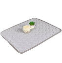 Panni ペット用 ひんやりマットペットクールマット 猫用 犬用 冷感マット 犬 クールマット 冷却 多用途 薄型 接触冷感 熱中症 暑さ対策 ひえひえ爽快 小中型犬 (グレーM 60*50CM)