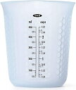 OXO オクソー 計量カップ シリコン メジャーカップ 中 500ml 電子レンジ対応