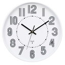 AUTVIVID 電波時計 ユニークタイプ 見やすい 静音 連続秒針 掛け時計 壁掛け 直径30cm 北欧 シンプル インテリア 大数字 自宅 寝室 オフィス ...