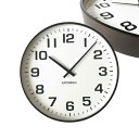KATOMOKU plywood wall clock 15 ブラウン 掛け時計 スイープムーブメント km-92BRRC φ362mm (電波時計)