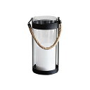 DI CLASSE(ディクラッセ) LED Solar lantern Notte S ソーラーランタン ノッテ S LA5391BK 防滴 太陽光 自動点灯 床置き 防災 照明器具