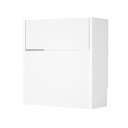 eco家具 ルーター収納ボックス コンセント付き ホワイト 幅40cm 高さ43cm 奥行17cm