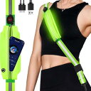 LED反射タラスキー 発光タラスキー Type-C充電式電話ホルダー付き反射テープ夜間ランニングライトウォーキング自転車反射板犬の散歩安全反射ベスト安全グッズ蛍光夜間発光(蛍光グリーン)
