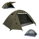 MOBI GARDEN テント 1-2人用 キャンプテント 自立式 前室あり ドームテント 耐水圧3000mm コンパクト軽量 二重層構造 通気防風防雨 バイク...