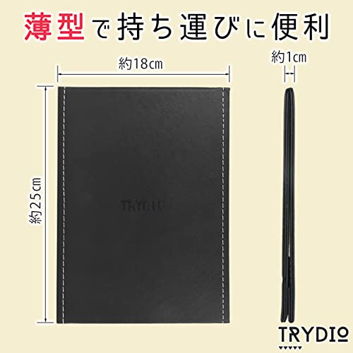 TRYDIO 鏡 卓上 鏡 手鏡 卓上ミラー 割れない鏡 卓上鏡 スタンドミラー コンパクトミラー (L) [3]