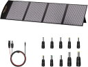 Evopow ソーラーパネル 100W ソーラーチャージャー 折りたたみ ETFE素材 高変換効率22% 単結晶 IP54防水 防塵 軽量 コンパクト (100W 18V 5.55A) ポータブル電源ソーラー充電器 キャンプ 車中泊 災害用