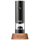 【公式】 Russell Hobbs ラッセルホブス 充電式ミル ソルト&ペッパー ミニ ブラック 7941JP-BK 3ヶ月延長保証 黒胡椒 岩塩 片手操作 ...