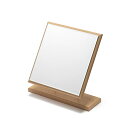 HORIUCHI MIRROR メイクがしやすい卓上ミラー ウッドスタンドミラー Mサイズ 木目調 メイクミラー ギフト