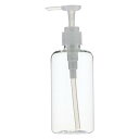 ベストコ(Bestco) シャンプー用ディスペンサー クリア 280ml ネトヨン・レ ラウンド ボトル ND-4337