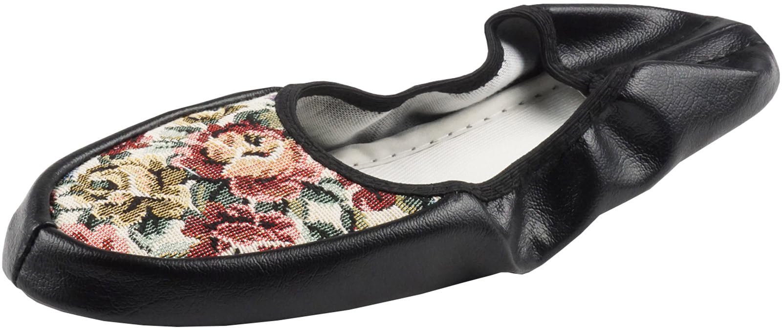 [アスカ商事] スリッパ 携帯スリッパ ゴブラン 506 BK/L ブラック メンズ