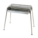 コーナンオリジナル SOUTHERNPORT 足し炭が簡単なステンレスBBQコンロ SP23-1958