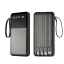 モバイルバッテリー 大容量【62800mAh・パワフル】 5台同時充電可能 急速充電対応 Type-C入出力&USB-A出力 LED残量表示・非常用LEDライト付き 持ち運び便利 PSE認証済 安全回路保護 iOS/Android各種