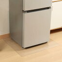 XinGe 冷蔵庫 マット PVCキズ防止 凹み防止 床保護シート 65x70cm PVC透明冷蔵庫マット 厚さ2mm 耐震マット フローリング 傷防止下敷 国...