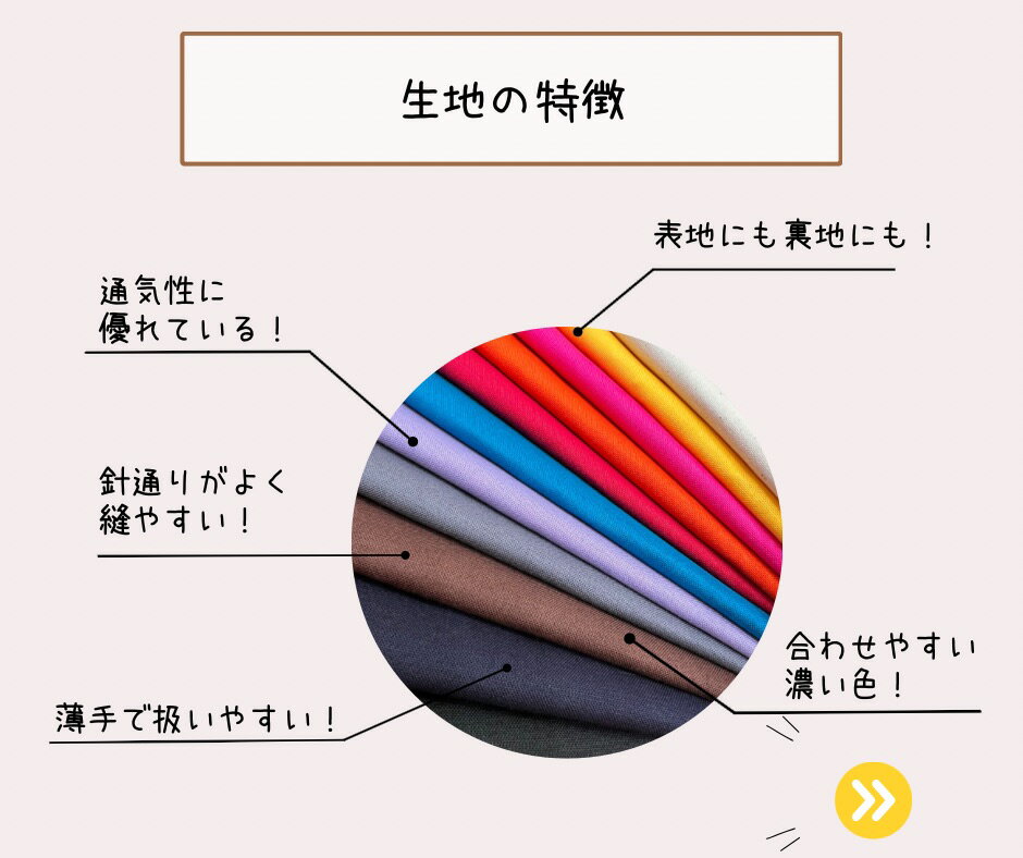 シーチング生地 ダークカラー ダスティカラー ...の紹介画像2
