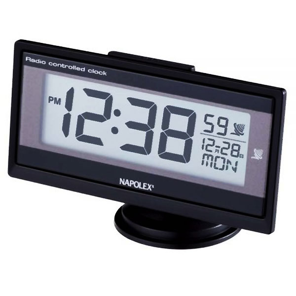 車用時計 ナポレックス デジタル 電波時計 Fizz-960 車載用 メール便可￥320