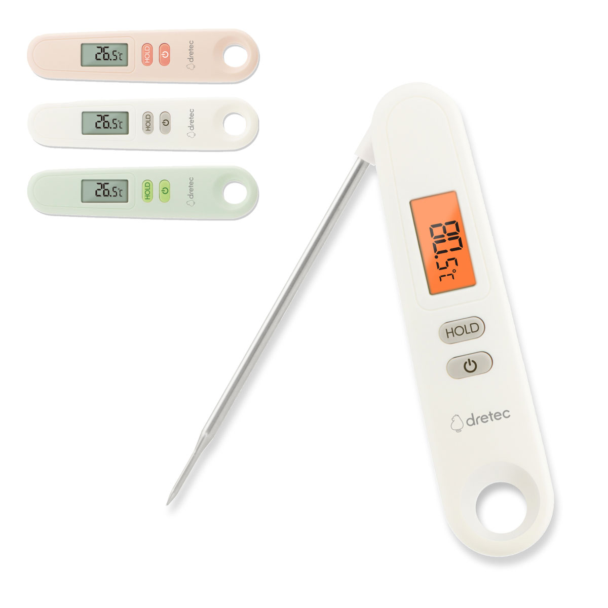 Rakuten - 料理温度計 -50〜300℃ 折りたためる クッキング温度計 調理温度計 油 揚げ物 O-903 送料無料