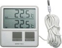 デジタル温度計:外部センサー温度計（卓上・壁掛）O-215【メール便可￥320】