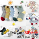 男の子 女の子 キッズ ベビー 靴下 ジュニア 子供 アソート アンクル 5足セット 9-11cm 12-14cm 14-16cm 16-18cm 選べる ソッ...