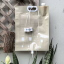 水やり 自動水やり器 植物 自動給水器 給水キャップ 水量調節可能 3つの水出口 点滴灌漑 大容量 ウォーター バッグ s字フック 付き 留守 中 の 水 やり 出張 旅行 園芸 植木鉢 観葉植物 ガーデニング 鉢植え 盆栽 プランター (6.5L 3口)