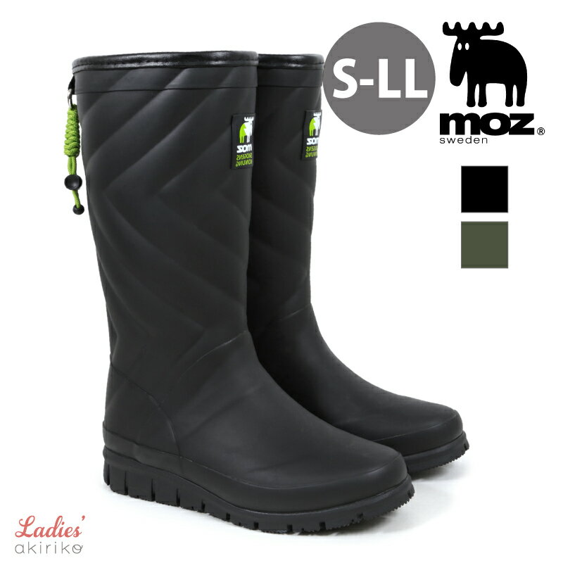 mozモズレインブーツレディースキ...