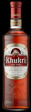 ネパール ククリ ラム 750ml（Khukri Rum）NEPAL ※ククリラムですが横倒しにすると液漏れする恐れがありますので保存の際は立てて保存をお願い致します【楽ギフト包装 のし】