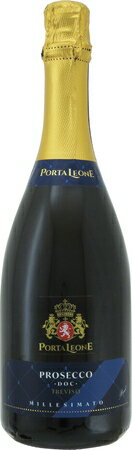 ポルタ　レオーネ　プロセッコ　ミレジマート　ブリュット　2023年　白泡　750ml/12本PORTA LEONE　PROSECCO MILLESIMATO BRUT.474e爽やかさを連想させるクリアな色合い華やかな香りと飲み心地の良さが自慢のアロマティックなスパークリング。