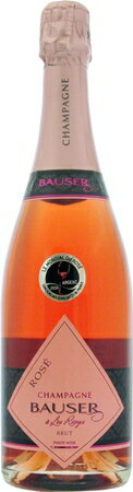ボゼール　ロゼ　NV　ロゼ泡　750ml/12本BAUSER　ROSE 2272ピノノワール100％のシャンパーニュ。リザーブワインを30％使用したこだわりのキュヴェに赤ワインをブレンド18ヶ月間瓶熟成・年間生産約18000本