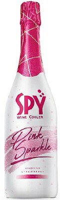 SPY ピンクスパークル　750ml/6本.ikパーティーシーンにぴったりのシャンパンボトルに入ったSPYピンクスパークル。名前の通りきらめき感のある艶やかなボトルデザインと、華やかなピンク色をしたフルーティーなお酒です。